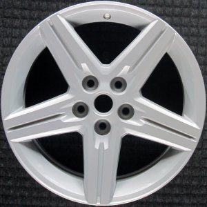 2010-2012 Chevrolet Camaro Silver 17x7.5 5-Spoke Silver Painted Alloy Wheel (Remanufactured OEM)