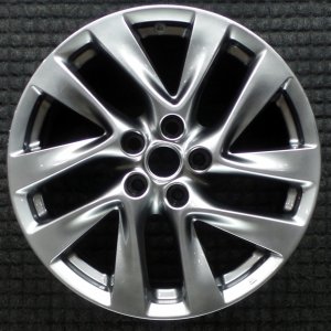 2013-2016 INFINITI QX60 Silver 18x7.5 10-Split Spoke Medium Hyper Alloy Wheel (Remanufactured OEM)