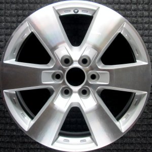2009-2015 Chevrolet Traverse Silver 20x7.5 6-Spoke Machined Silver Alloy Wheel (Remanufactured OEM)