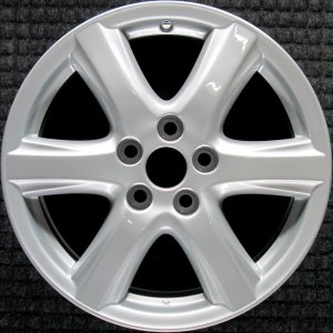 2007-2010 Toyota Camry Silver 17x7 6-Spoke Alloy Wheel (Remanufactured OEM)