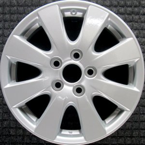 2007-2011 Toyota Camry Silver 8-Spoke Silver Painted Alloy Wheel (Remanufactured OEM)