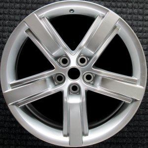 2012-2015 Chevrolet Camaro Silver Medium Hyper Painted Alloy Wheel - Rear (Remanufactured OEM)