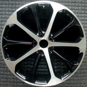 2014-2019 Ford Taurus Black 20x8 10-Spoke Machined Matte Black Alloy Wheel (Remanufactured OEM)