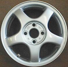 1998-2002 Daewoo Lanos Silver Wheel (Remanufactured OEM)