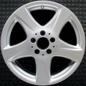 2004-2006 Mercedes-Benz S430 Silver 17x7.5 5-Spoke Silver Painted Alloy Wheel (Remanufactured OEM)
