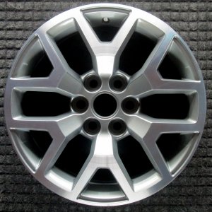 2015-2022 GMC Canyon Black 12-Spoke Machined Charcoal Alloy Wheel (Remanufactured OEM)