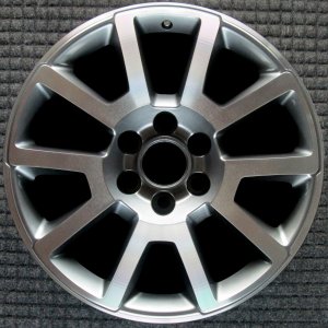 2015-2020 GMC Yukon Gray 20x9 10-Spoke Machined Charcoal Alloy Wheel (Remanufactured OEM)