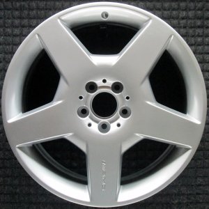 2006-2008 Mercedes-Benz ML320 Silver 19x8 5-Spoke Bright Hyper Painted Alloy Wheel (Remanufactured OEM)