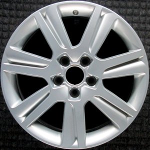 2009-2015 Audi A4 Quattro Silver 7-Spoke Silver Painted Alloy Wheel (Remanufactured OEM)