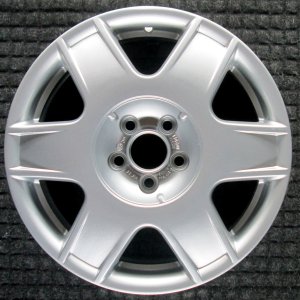 1999-2011 Volkswagen Jetta Silver 6-Spoke Silver Painted Alloy Wheel (Remanufactured OEM)