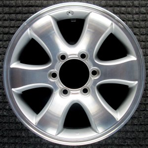 2007-2014 Toyota FJ Cruiser Silver 17x7.5 6-Spoke Machined Silver Alloy Wheel (Remanufactured OEM)