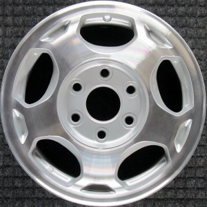2003-2006 Chevrolet Avalanche 1500 Silver 16x7 6-Lug Brushed Aluminum Alloy Wheel (Remanufactured OEM)