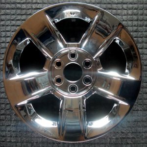 2015-2020 GMC Yukon Chrome 20x9 5-Spoke Chrome Alloy Wheel (Remanufactured OEM)