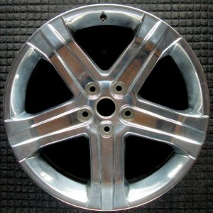 2011-2012 Dodge Ram 1500 Silver 22x9 5-Spoke Polished Alloy Wheel (Remanufactured OEM)