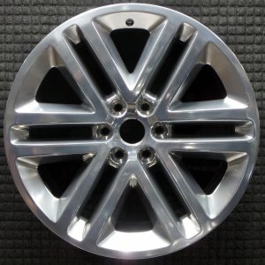 2015-2017 Ford Expedition Silver 22x8.5 Full Polished Alloy Wheel (Remanufactured OEM)