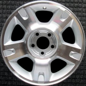 2002-2009 Mazda B2300 Silver 16x7 5-Spoke Silver Painted Alloy Wheel (Remanufactured OEM)