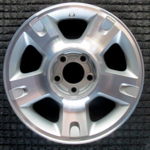 2002-2009 Mazda B2300 Black 16x7 5-Spoke Silver Painted Alloy Wheel (Remanufactured OEM)