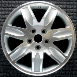2004-2011 Mitsubishi Endeavor Silver 17x7 7-Spoke Machined Alloy Wheel (Remanufactured OEM)