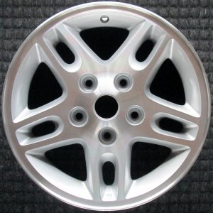 2002-2004 Jeep Grand Cherokee Silver 16x7 5 Split-Spoke Machined Silver Alloy Wheel (Remanufactured OEM)