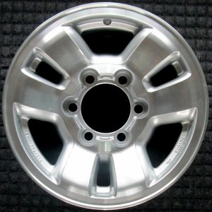 1995-2002 Toyota Tacoma 15x7 Machined Silver Alloy Wheel (Remanufactured OEM)