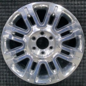 2009-2014 Ford F-150 Silver 20x8.5 16-Spoke Polished Aluminum Alloy Wheel (Remanufactured OEM)
