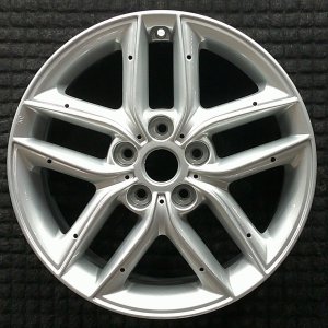 2023-2025 Kia Niro Silver 18x7.5 5-Y-Spoke Silver and Black Alloy Wheel (Remanufactured OEM)