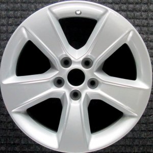 2008-2014 Dodge Charger Silver 17x7 5-Spoke Silver Painted Alloy Wheel (Remanufactured OEM)