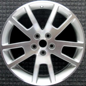 2006-2012 Chevrolet Malibu Silver 17x7 5 Double-Spoke Alloy Wheel (Remanufactured OEM)