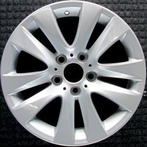 2008-2013 BMW 328i GT xDrive Silver 17x8 V-Spoke Painted Silver Alloy Wheel (Remanufactured OEM)