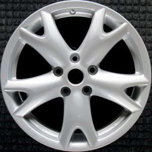 2014-2015 Nissan Rogue Select Silver 17x7 5-Spoke Alloy Wheel (Remanufactured OEM)