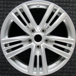 2010-2013 INFINITI G37 Silver 5 Triple-Spoke Silver Painted Alloy Wheel (Remanufactured OEM)