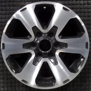 2010-2014 Ford F-150 Black 18x7.5 6-Spoke Machined Charcoal Alloy Wheel (Remanufactured OEM)