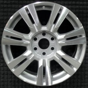 2010-2016 Cadillac SRX Silver 18x8 7 Double-Spoke Machined Silver Alloy Wheel (Remanufactured OEM)