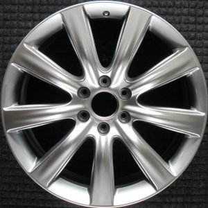 2014 INFINITI QX80 Silver 22x8 9-Spoke Smoked Hyper Painted Alloy Wheel (Remanufactured OEM)
