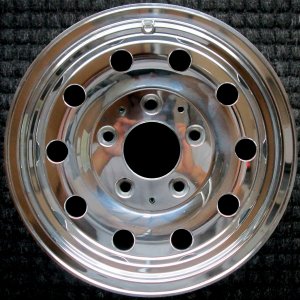 1994-1996 Ford F-150 Silver 10-Hole Polished Aluminum Wheel without Rivets (Remanufactured OEM)