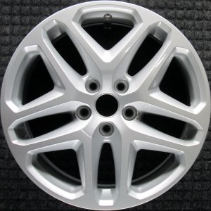 2013-2016 Ford Fusion Silver 5 Split-Spoke Painted Silver Alloy Wheel (Remanufactured OEM)