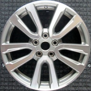 2014-2016 INFINITI QX60 Black 18x7.5 5-V Spoke Machined Charcoal Alloy Wheel (Remanufactured OEM)