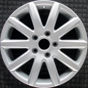 2010-2014 Volkswagen Golf Silver 10-Spoke Silver Painted Alloy Wheel (Remanufactured OEM)