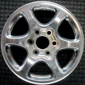 2001-2006 GMC Yukon Silver Fully Polished Alloy Wheel (Remanufactured OEM)