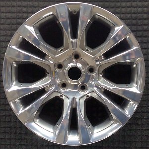2013 Dodge Ram 1500 Silver 20x9 5-Spoke Polished Alloy Wheel (Remanufactured OEM)