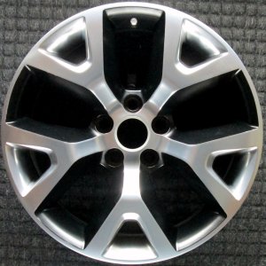 2023 Jeep Wrangler Silver 17x7.5 Y-Spoke Black Painted Alloy Wheel (Remanufactured OEM)