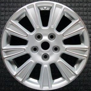 2012-2013 Buick Allure Silver 17x7 9-Spoke Machined Silver Alloy Wheel (Remanufactured OEM)