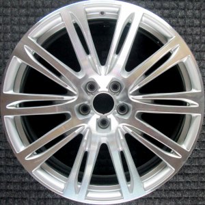 2011-2018 Audi A8 Quattro Silver 20x9 10-Spoke Split Machined Charcoal Alloy Wheel (Remanufactured OEM)