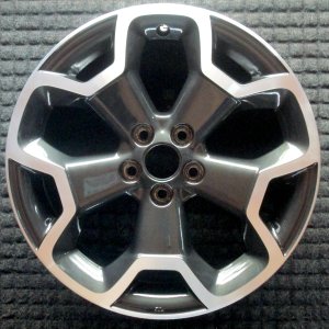 2013-2015 Subaru XV Crosstrek Black 17x7 Machined Charcoal Alloy Wheel (Remanufactured OEM)