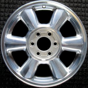 2002-2006 GMC Envoy XL Silver 17x7 6-Spoke Alloy Wheel (Remanufactured OEM)