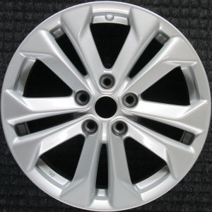 2014-2019 Nissan Rogue Silver 10-Spoke Silver Painted Alloy Wheel (Remanufactured OEM)