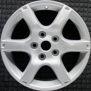 2005-2006 Nissan Altima Silver 16x6.5 6-Spoke Silver Painted Alloy Wheel (Remanufactured OEM)
