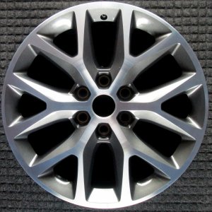 2015-2017 Ford Expedition Black 20x8.5 6 Y-Spoke Machined Charcoal Alloy Wheel (Remanufactured OEM)