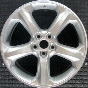 2013-2016 Ford Fusion Silver 18x8 5-Spoke Silver Painted Aluminum Wheel (Remanufactured OEM)