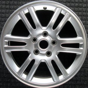 2008-2012 Ford Escape Silver 17x7 6-Split-Spoke Satin Alloy Wheel (Remanufactured OEM)